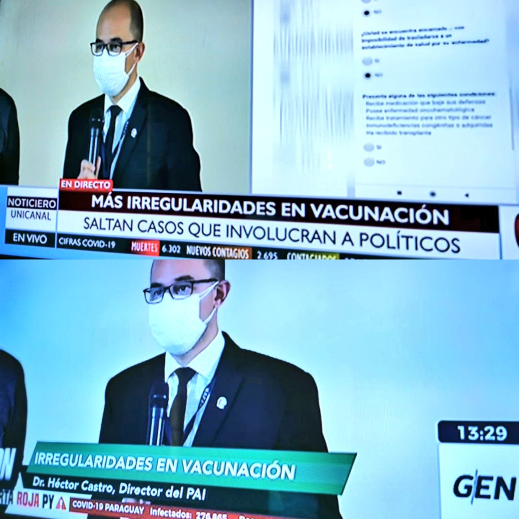 elespejopy's tweet photo. #ParaReflexionar🔍Canales de #TV
✳️¿Qué pasó con la inclusión y el acceso a la información para las personas con #discapacidad?

✳️Medios que no incluyen en sus planos al intérprete en lengua de señas
✖️ @npyoficial 👎🏼
✖️ @SomosGEN 👎🏼
✖️ @Unicanal 👎🏼
✔️ @sntcanal9
✔️ @C9NParaguay https://t.co/yvbrtu0V18