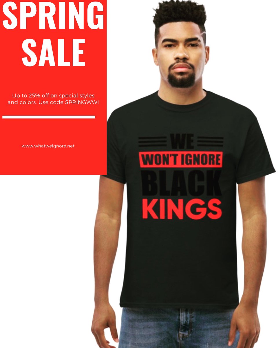 whatweignore's tweet image. 25% off sale ending soon . Don’t miss out! Use code SPRINGWWI for 25% on all items today!
whatweignore.net 
#wwi #wewontignore #letsdiscussit #BLACKOWNED