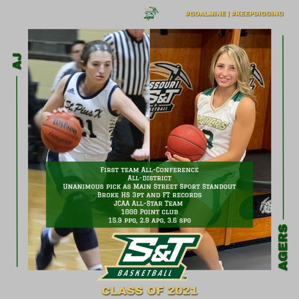 Last but not least from our incoming freshman class, we have AJ Agers <a href="/AgersAllyse/">Allyse Agers</a> !! She was a multi-sport machine that brings a great attitude and and deep range! 
#GoalMine #KeepDigging