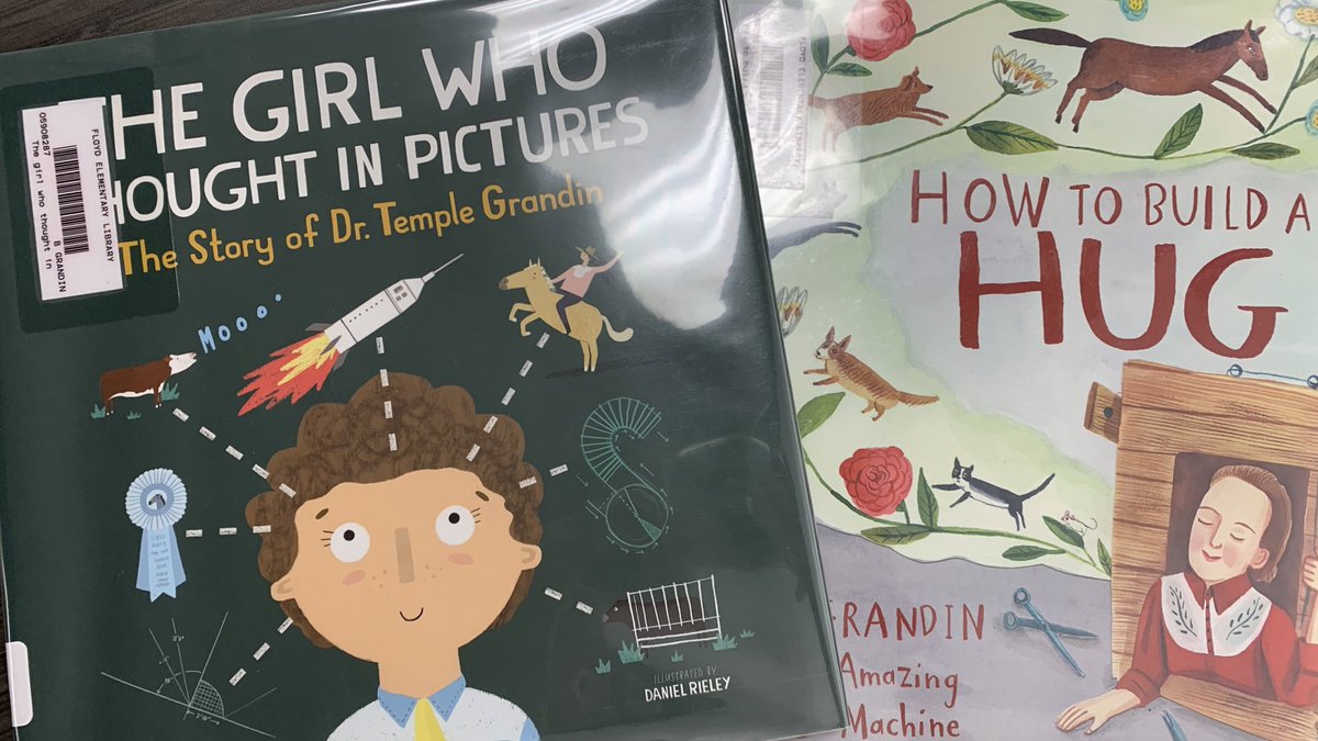 TheLoudLibrn's tweet photo. We celebrated neurodiversity in the library today by reading about ground-breaking scientist and animal lover Dr. Temple Grandin! 📚🐮❤️ #LETSCelebrateDiversity #YOUBelongInMesquite #RedInstead #AutismAcceptanceMonth @letmisd https://t.co/L2fzU6mkJQ