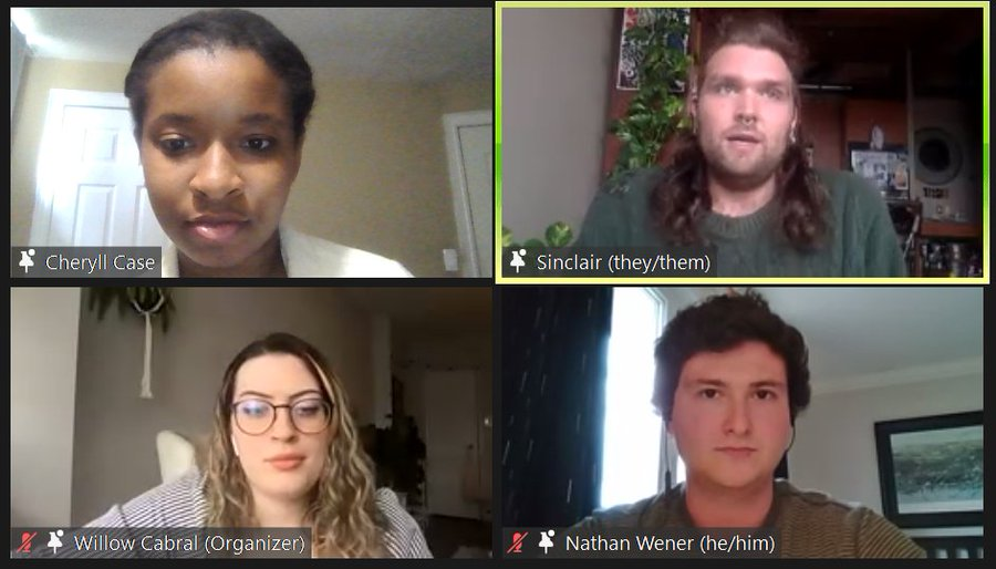TheNextStepConf's tweet photo. Sinclair speaking about Unity Kitchen's programming &amp; what opportunities + resources have opened up thanks to your donations! 

Support this vision, by donating: https://t.co/LFEaTzWNCZ

#TheNextStep2021 https://t.co/IiW6gqxIIk