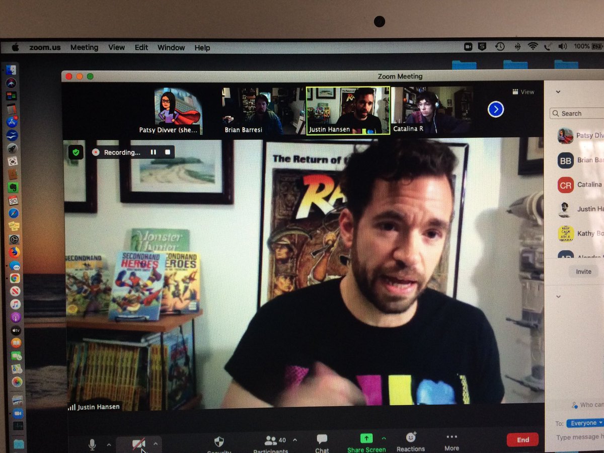 PatsyDiv's tweet image. A great Comicon at Millis Middle/high school! Thanks to our presenters: Catalina Rufin, Brian Barresi and Justin Larocca Hansen! #Comicon2021 ⁦@millishigh⁩ ⁦@millismiddle⁩ ⁦@MillisMSHSLib⁩ ⁦@MillisCultural⁩ ⁦@JustinLaRocca⁩