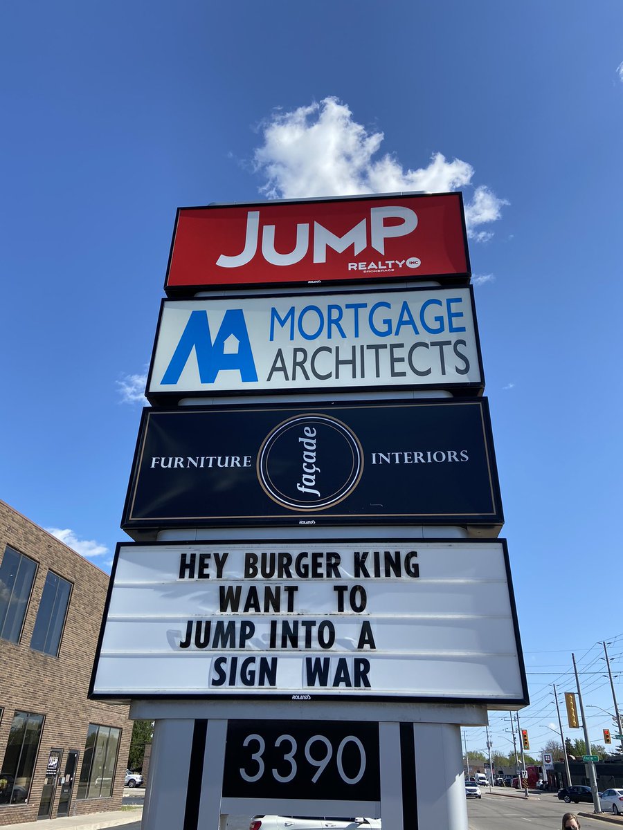 Hey <a href="/BurgerKingCAN/">Burger King Canada</a> tell your store on Walker Road in Windsor, Ontario to JUMP into a whopper of a war.