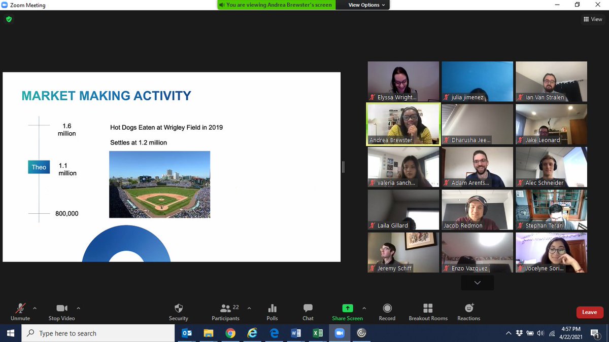 Last week, IMC hosted a virtual field trip with our high school freshmen where they had the opportunity to meet with professionals and learn about using technology for trading. Thank you so much to the IMC team for planning such a fun and educational afternoon!