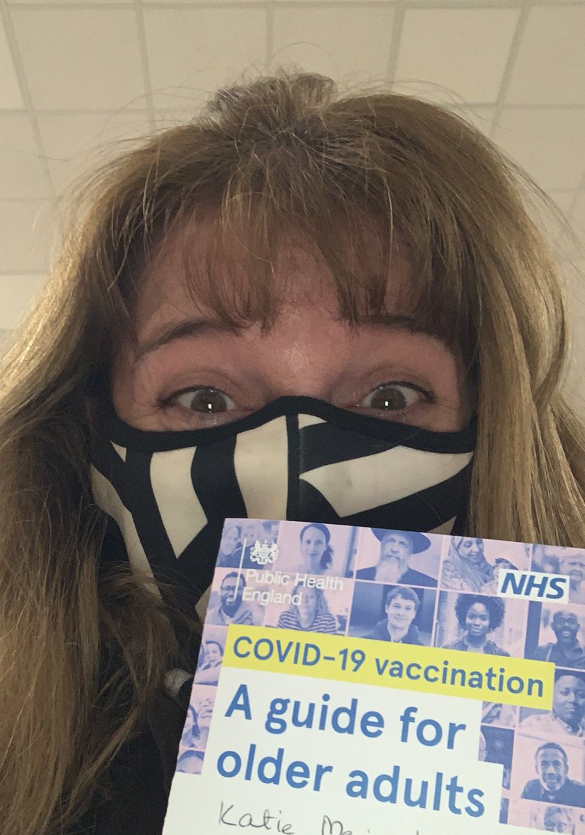 #Vaccined #1stJab #NHSCovidVaccine #NHSheroes #thankyouNHS A year since I last saw my mum... this puts me a step closer 💙💙💙💙💙💙
So happy right now