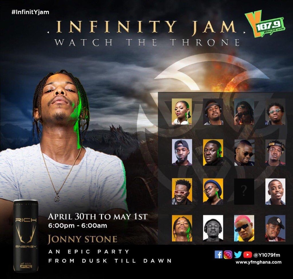 ThoughtPillow's tweet image. Fantastic DJ Jonny Stone is #InfinitYjam