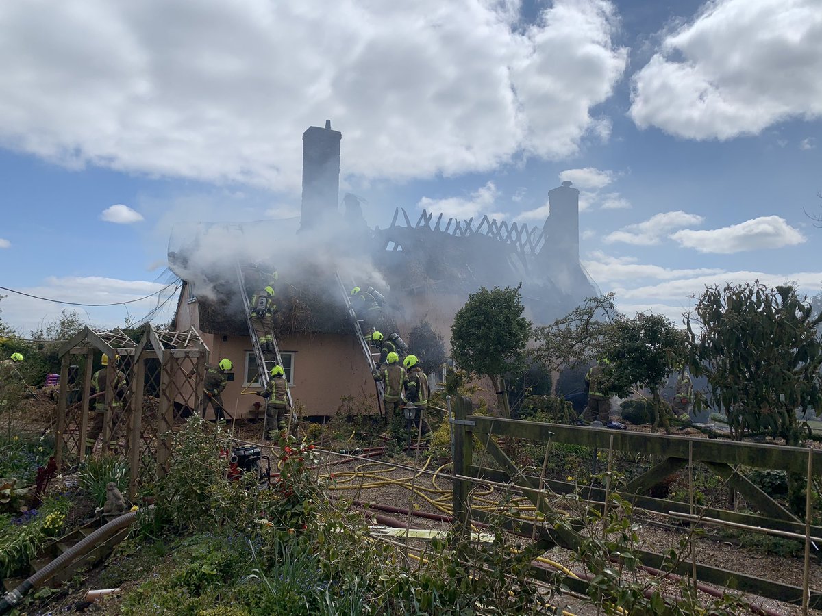 With April coming to an end, it’s been a busy month for us attending a number of jobs including a 6 vehicle RTC, a number of building fires, a MPU4 barn fire and a MPU11 thatch fire. Supporting on call stations to ensure a rapid response to incidents across Suffolk! <a href="/SuffolkFire/">Suffolk Fire & Rescue Service</a>