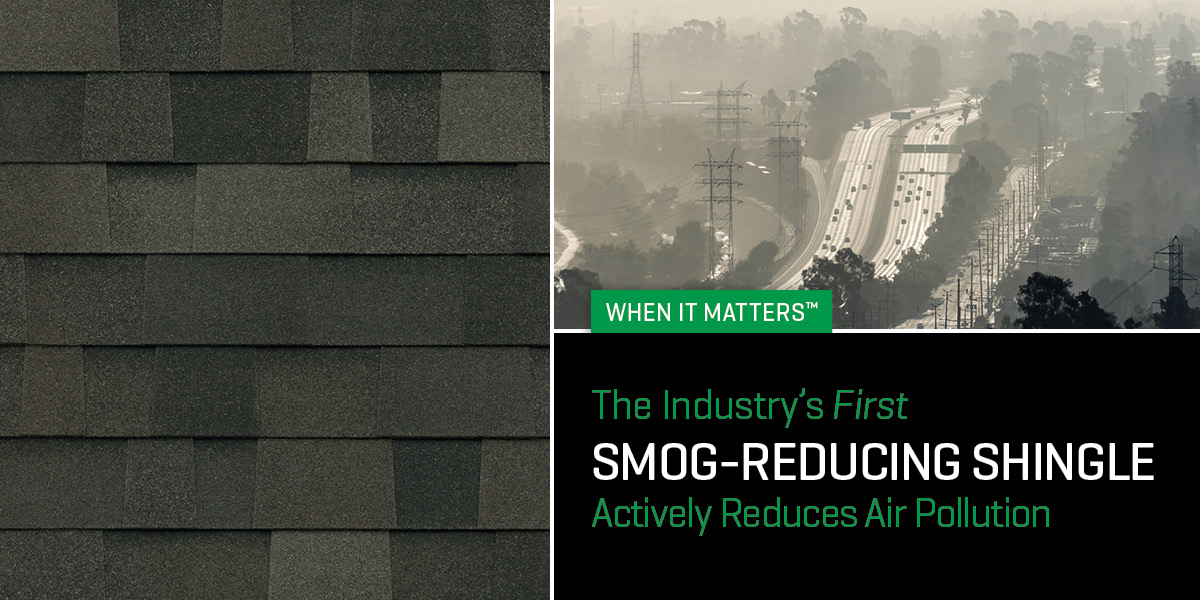 A roofing shingle that is so much more... When it Matters™.