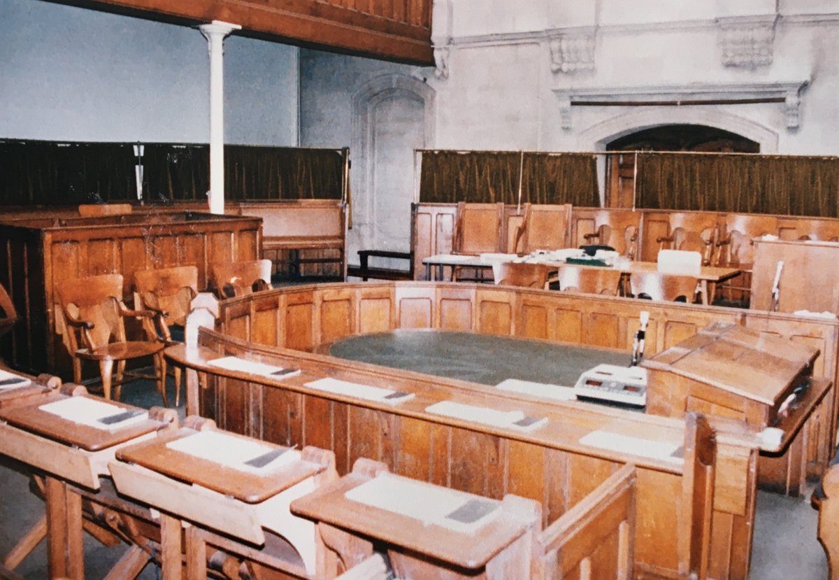This is Reading’s Assizes Court. Before 1967, sex between men was a criminal offence and travelling judges would come to conduct trials here. This is where the majority of the men in our research had their cases heard. Find out more at  http://www.brokenfutures.co.uk   #QBTakeover