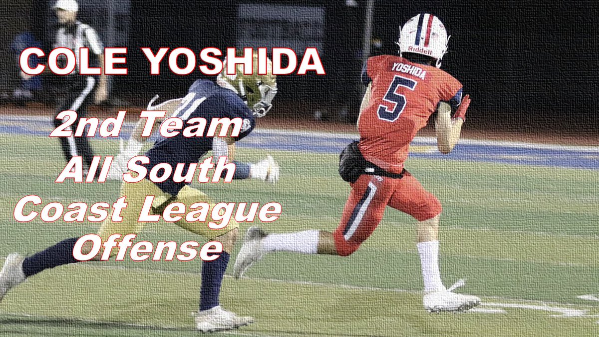 Cole Yoshida had a knack for the big play this year. A 2 year starter, he delivered when we needed it most! Great job Kenichi! #TitanUp #BandOfBrothers #blackshirts #spark