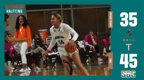 SECOND QUARTER | Chants trail the Trojans by 10 at the break 
#tealnation