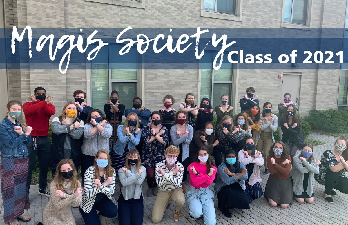 As classes end, we couldn't be more excited to congratulate the Class of 2021 on all they have accomplished! Thanks for all you have given to our campus and our community. Here are the newest inductees to the Magis Society!