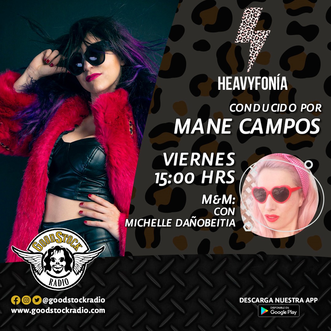 Rockchick_Mane's tweet photo. Hoy en #Heavyfonia edición M&amp;M , nos visita la @MichuDano para darnos sus recomendaciones de series y películas para el fin de emana. Nos vemos a las 15:00 a través de @GoodStockRadio . https://t.co/VRLpgnzCDr