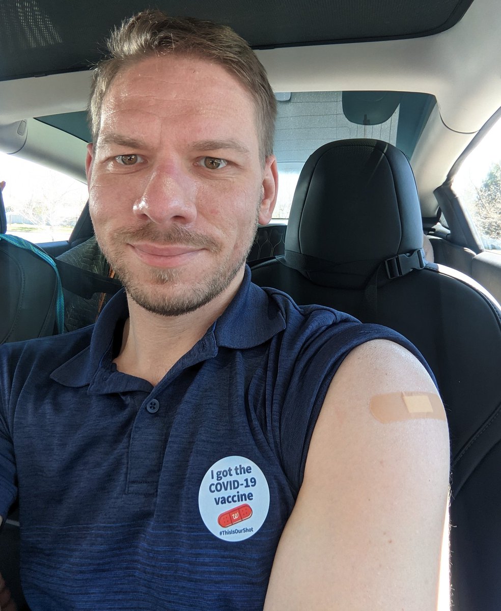 2nd shot done 💪🏽😷 #PfizerVaccine #FauciOuchie