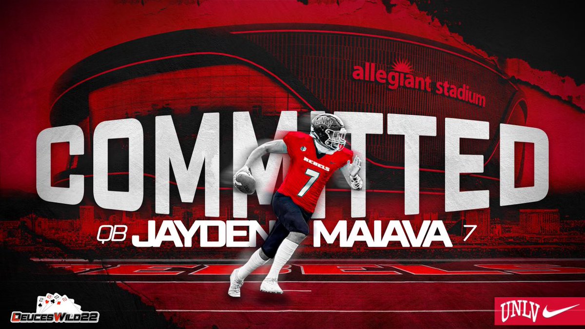 Giving Thanks & Praise to the Lord above for all he’s done for me. Big thanks to my family, friends, and coaches for all they did and continue to do for me! I’m blessed and honored to have committed to the University of Nevada Las Vegas🙏🏽🎰‼️
