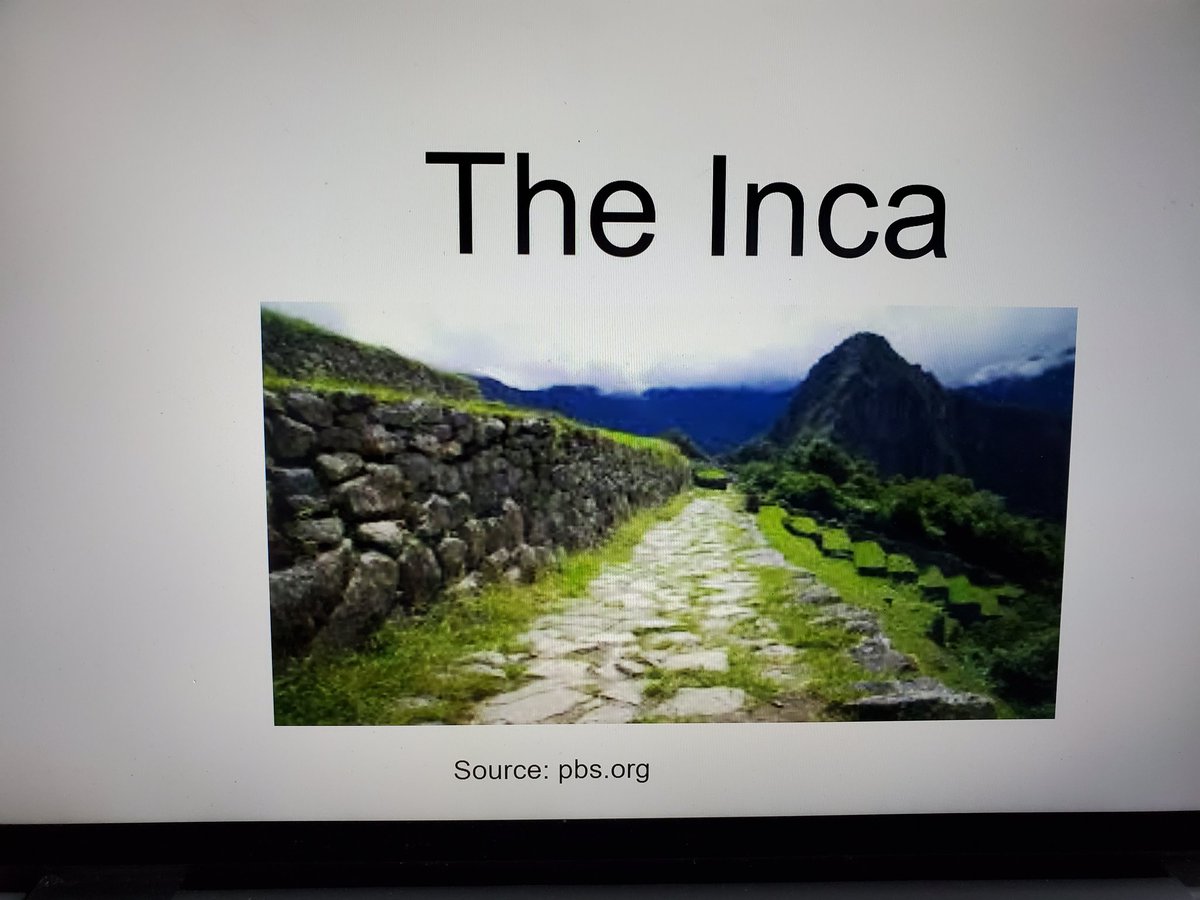 I had a great time joining class 4/5-1FI today!  I shared my knowledge of the Inca and some of my experiences traveling in Peru.  Looking forward to joining the other grade 4 classes next week! #AncientCivilizations #HDSBstillconnected https://t.co/wJ31bXvDXG