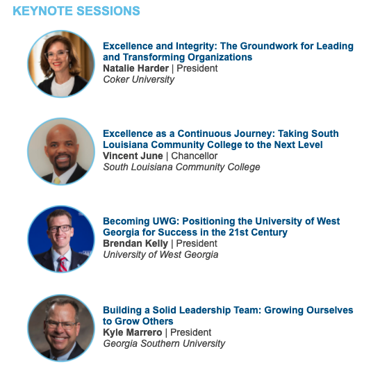 We are a few weeks away from #DHPHigherEd. Join #highereducation leaders including <a href="/CokerUniversity/">Coker University</a> President @HarderNatalie, @southlacc Chancellor <a href="/DrVincentJune/">SoLAcc Chancellor</a>, <a href="/UnivWestGa/">UWG</a> President @DrBKelly1 and <a href="/GeorgiaSouthern/">GeorgiaSouthern</a> President Dr. Kyle Marrero. Register: bit.ly/3lbtA4J