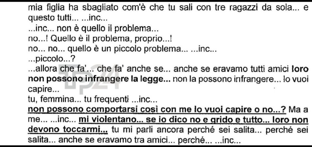 cateloria's tweet photo. Non solo il padre, ma anche la madre.
Due genitori che non si schierano con la figlia, due genitori che piuttosto che starle accanto e provare a farle dimenticare quell’orrore infieriscono ancor di più. Perché “sei femmina”, sei nata femmina ed è la tua più grande colpa! #stupro https://t.co/vEiHWtrHEm