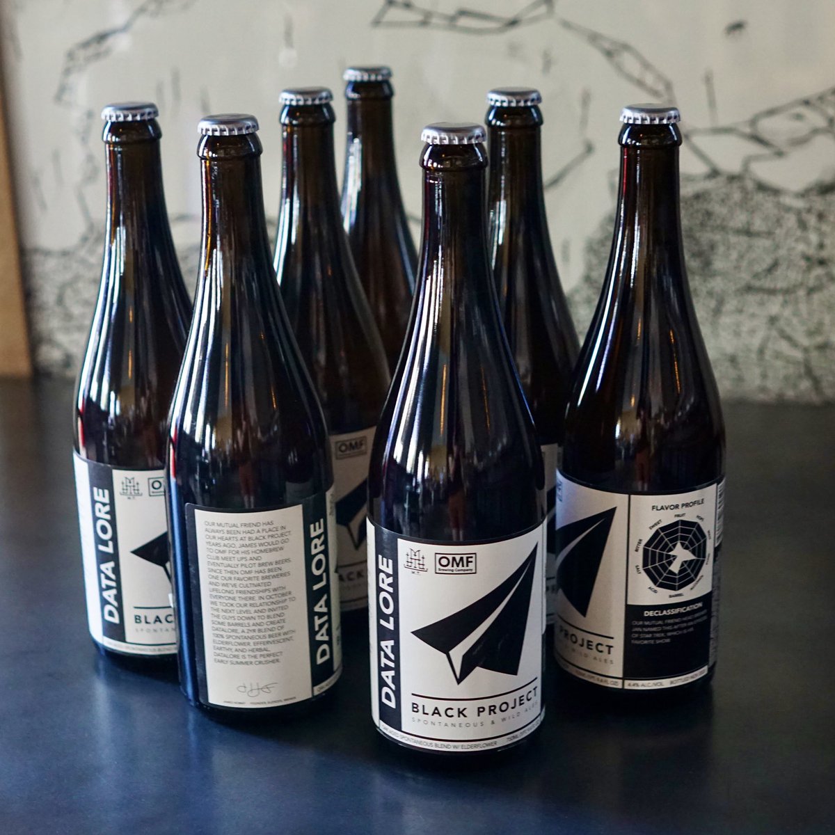 TOMORROW : We are sharing in the release of a collaboration completed with our great friends over at <a href="/BlackProjectAle/">Black Project Ales</a> at the taproom. DATA LORE : a two year blend of spontaneous beer with elderflower. Earthy, effervescent, herbal, and perfect for some beautiful weather.