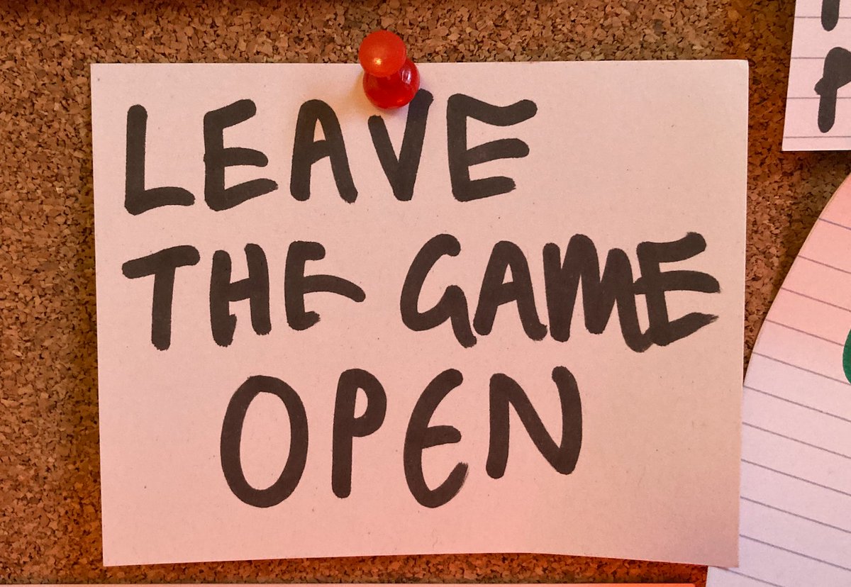  #WritersSurvivalTips 1. Here's an easy one. At the end of the working day (working hour? 20mins) I've learnt to leave myself a clear task to start the next session. Might be a warm-up exercise, dialogue exchange, a stack of index cards to do some beats or a timeline....