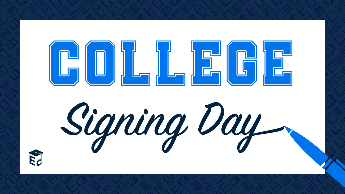 usedgov's tweet photo. Maybe you’re headed to community college or a 4-year university, getting a trade or vocational certificate, or joining the military
… whatever the decision, we are excited for you! 🙌 You’ve got this! #CollegeSigningDay https://t.co/kauBOFsbu4
