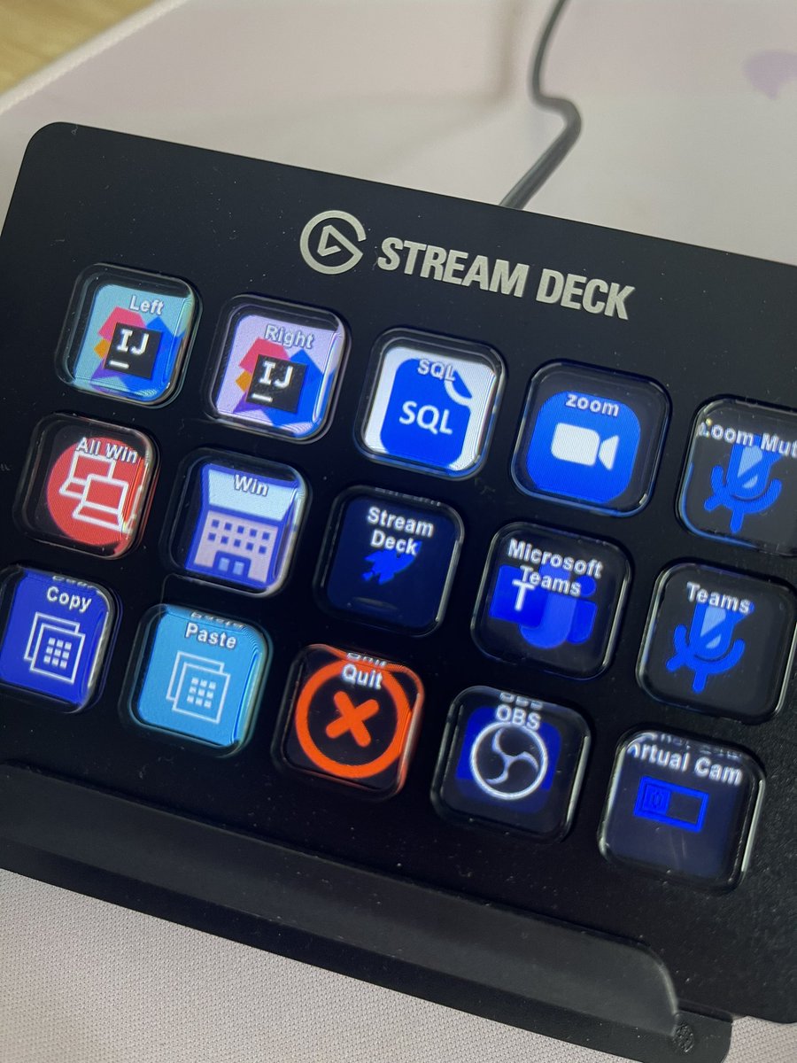 Imagine reusing your stream deck for work instead

#wfh #streamdeck