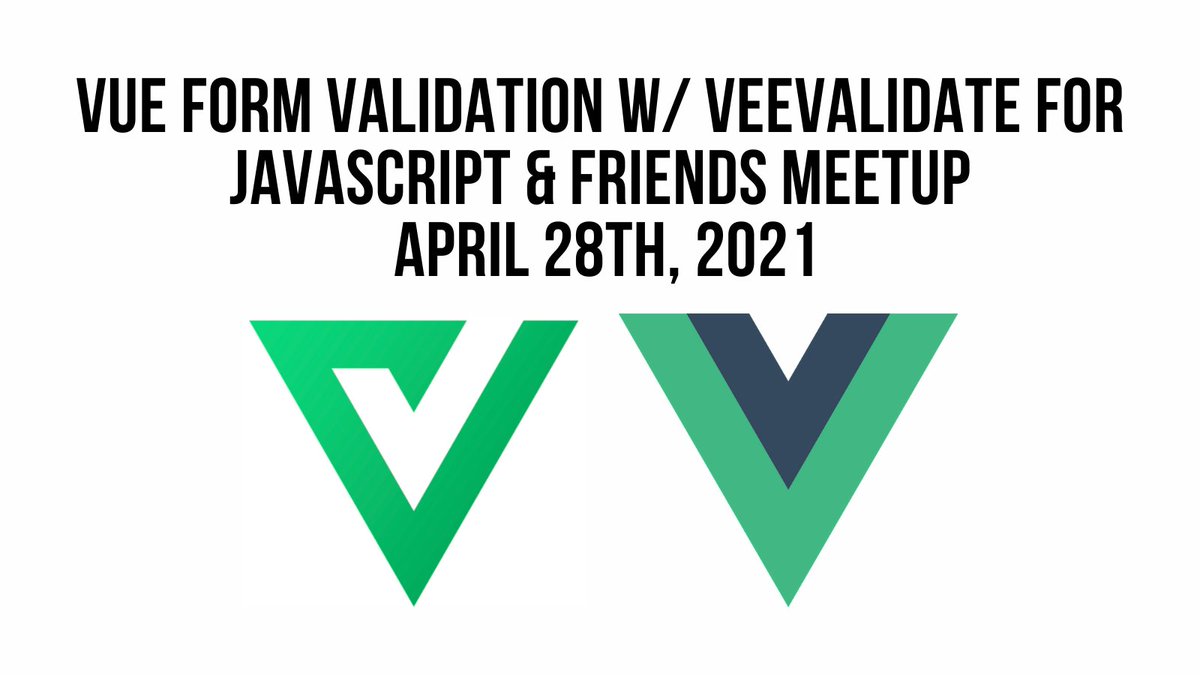 aaronksaunders's tweet image. 📺 Video from my presentation on Vue Form Validation w/ VeeValidate for the Meetup Javascript & Friends
- 4 sample code projects on @codesandbox
- 1 showing @Ionicframework integration
- link to slides
youtu.be/KN1ij6hWVDs
#javascript #vuejs #veevalidate #webdevelopment