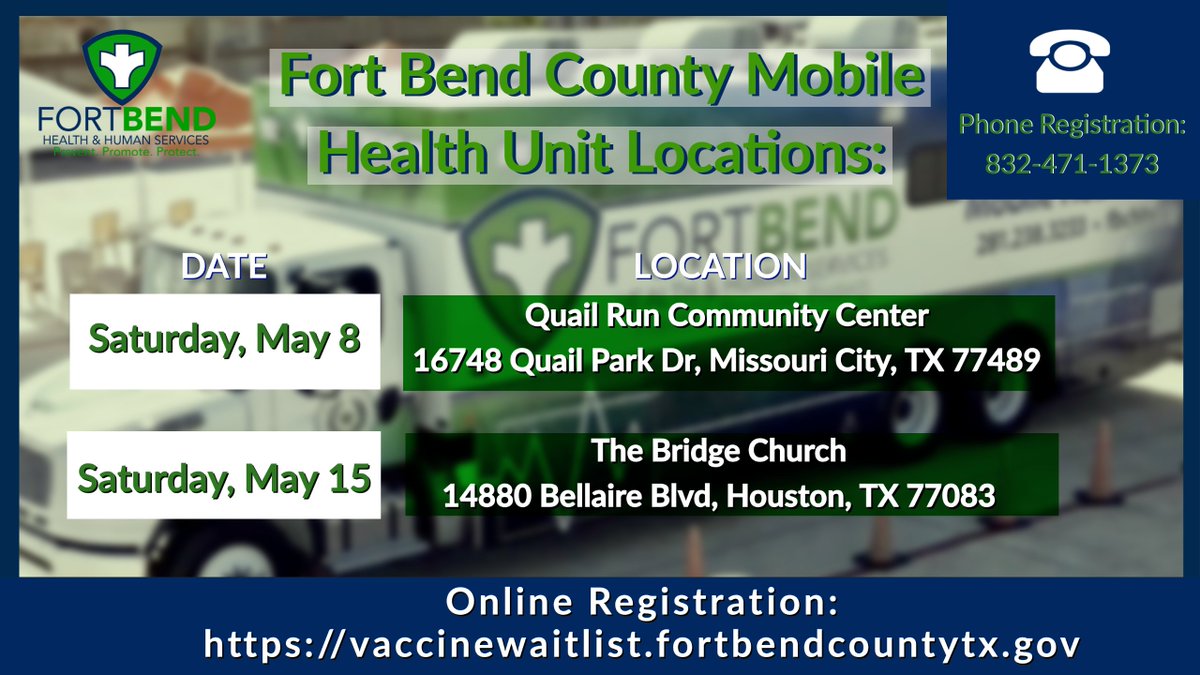 CommissionerPrestage (@gradyprestage) on Twitter photo Thank you <a href="/FortBendHealth/">Fort Bend County Health and Human Services</a> & Director Dr. Johnson-Minter for your efforts in getting the vaccine to our constituents. I had the pleasure of talking with Dr. Minter about the vaccine, our new mobile health unit and the future vaccine events in Fort Bend. youtube.com/watch?v=FC1Kud… Thank you <a href="/FortBendHealth/">Fort Bend County Health and Human Services</a> & Director Dr. Johnson-Minter for your efforts in getting the vaccine to our constituents. I had the pleasure of talking with Dr. Minter about the vaccine, our new mobile health unit and the future vaccine events in Fort Bend. youtube.com/watch?v=FC1Kud…
