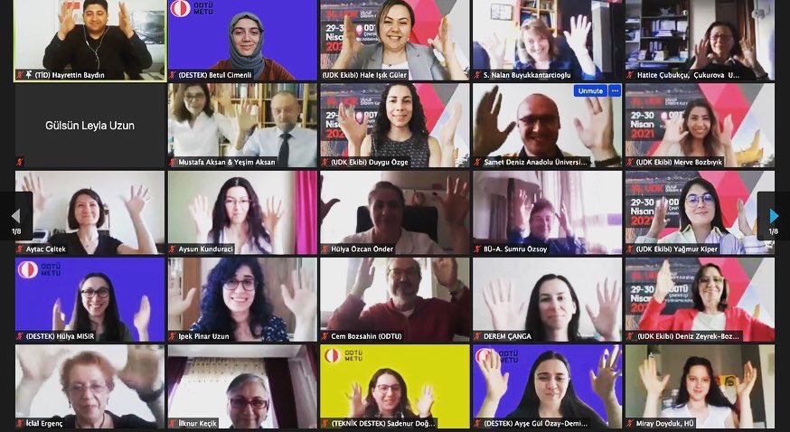 Çevrimiçi oturumlarıyla, TİD çevirileriyle, Wonderme sohbetleriyle 34.UDK (Ulusal Dilbilim Kurultayı) tamamlandı. En güzeli de hep uyum içinde çalışan ODTÜ FLE ailesi🙏 #34UDK