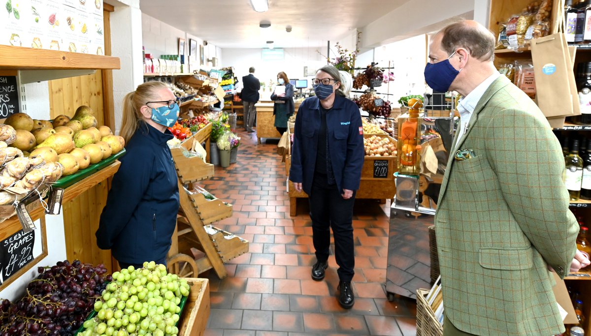 Today the Earl of Wessex visited Kingfisher Farm Shop in Abinger Hammer, Surrey, ahead of #SurreyDay on the 1st May, led by <a href="/VisitSurrey/">Visit Surrey</a>. 

Surrey Day, which is now in its third year, is a celebration of the County as a great place to live, work and visit.