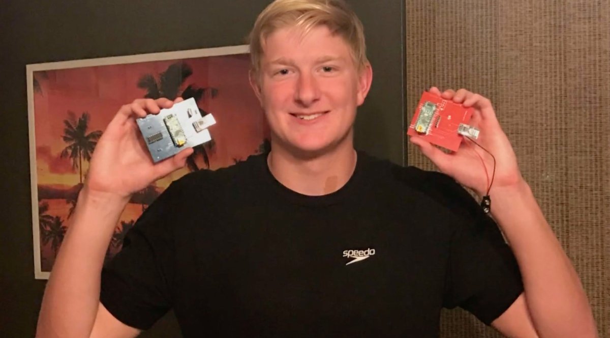 CCSDK12's tweet photo. .@CTHSConnect Kadin Denner was named CBS Denver's April Future Leaders for their work building boards and coding components for project that originally started as a home repair. 🙌

WATCH: https://t.co/S35wei7fpM

#CCSDForwardTogether #CCSDK12 https://t.co/ZhcItmqURC