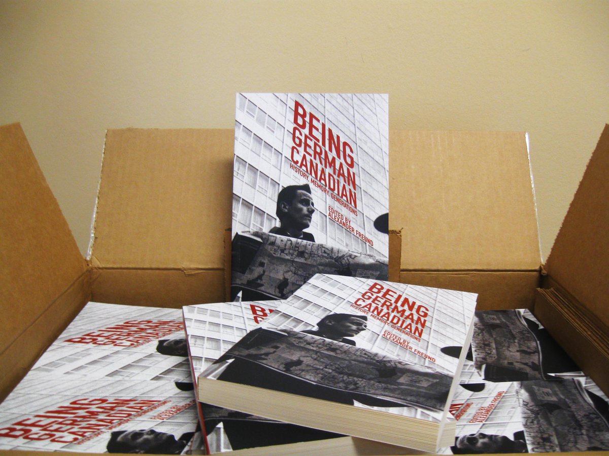 umanitobapress's tweet photo. Today's the day! Being German Canadian edited by Alexander Freund is available now! Join us for the virtual launch on May 26th.
Order your copy: https://t.co/bibNqXf27s #BeingGermanCanadian #GermanCanadian #History #Immigration #SocialHistory #ImmigrationAndCulture #Culture https://t.co/7jyc63Mpbg