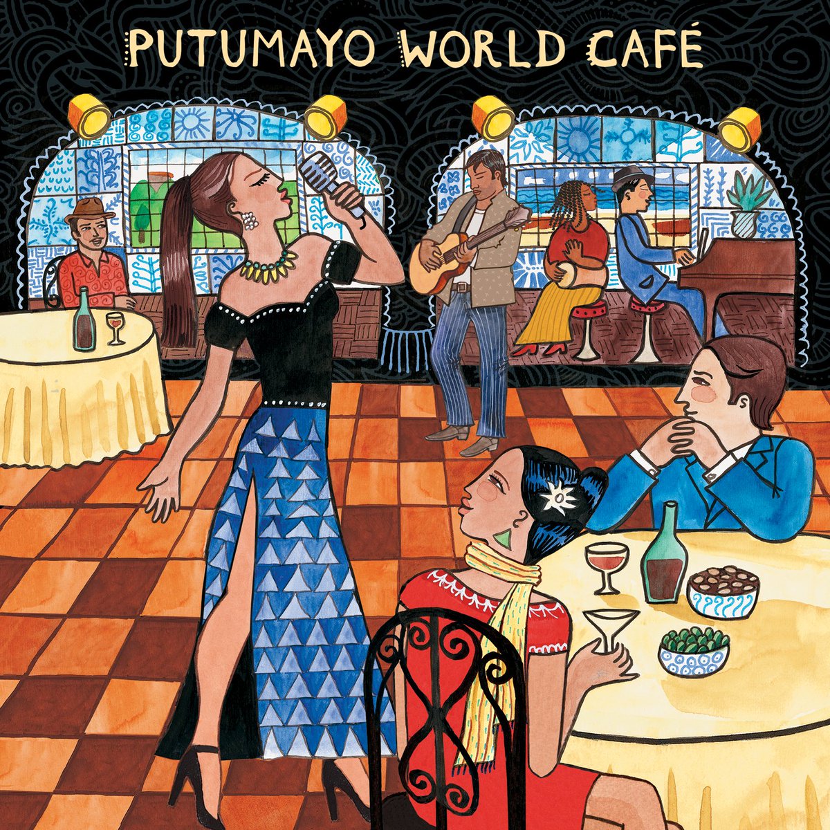 Our newest collection Putumayo World Café is available today. Celebrate singer-songwriters from around the world with ten exceptional songs and six regional recipes contributed by the artists. Purchase and download at putumayo.com/putumayo-world… and stream on major platforms.