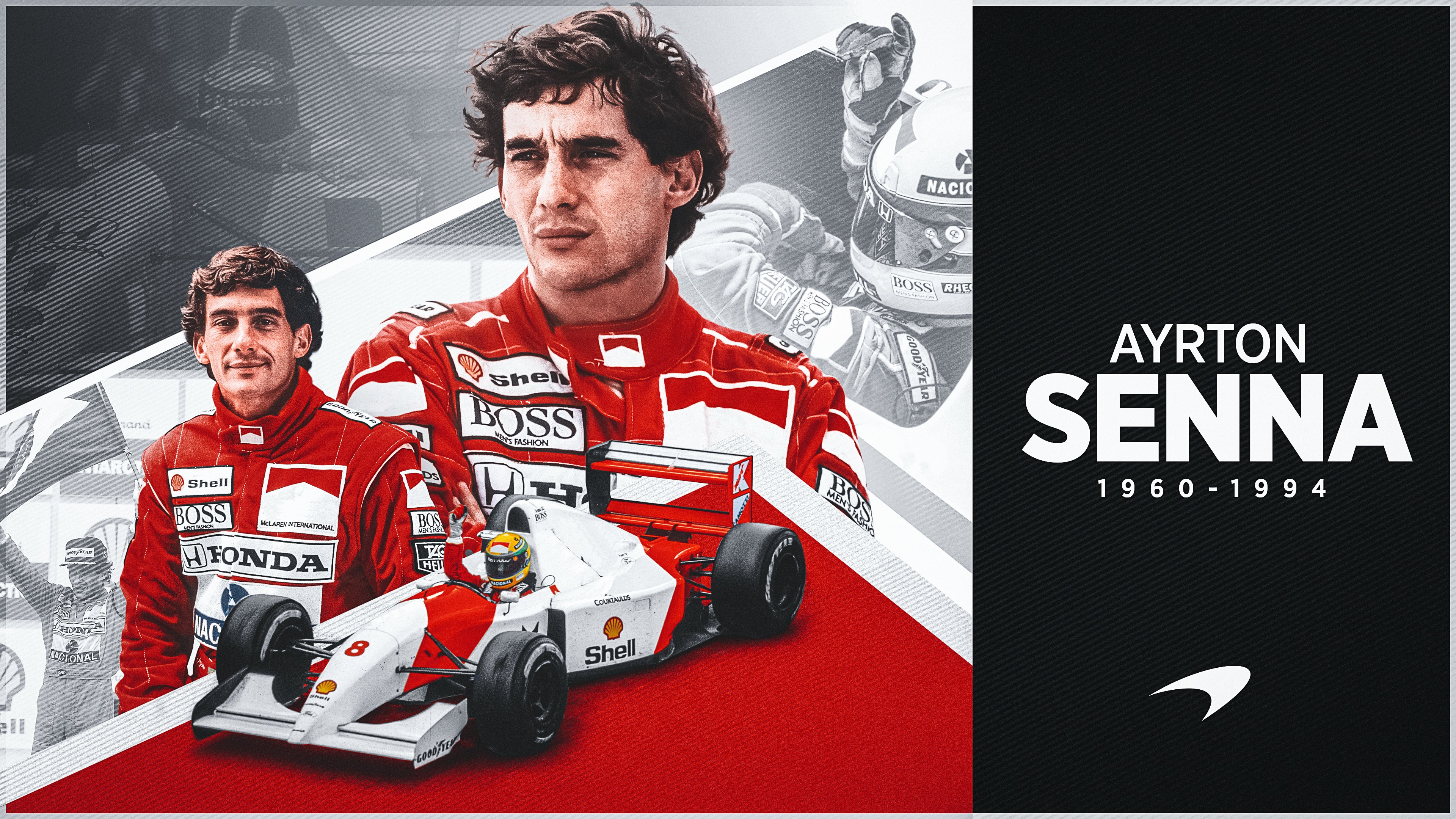 AYRTON SENNA バナー 1960-1994 Ayrton Senna 1960 - 1994 | Ayrton Senna - A Tribute to Life