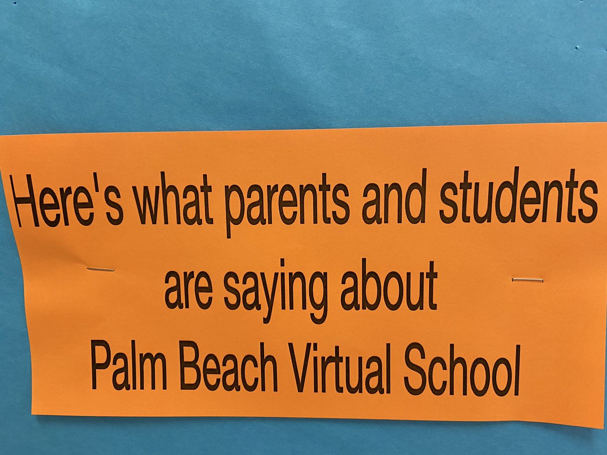 Director_BHenry's tweet photo. Fun Friday Fact - PBVS is the place to be for Asynchronous Learning. Our students speak up.... 😁👍🏻 https://t.co/mIefUtLjS5