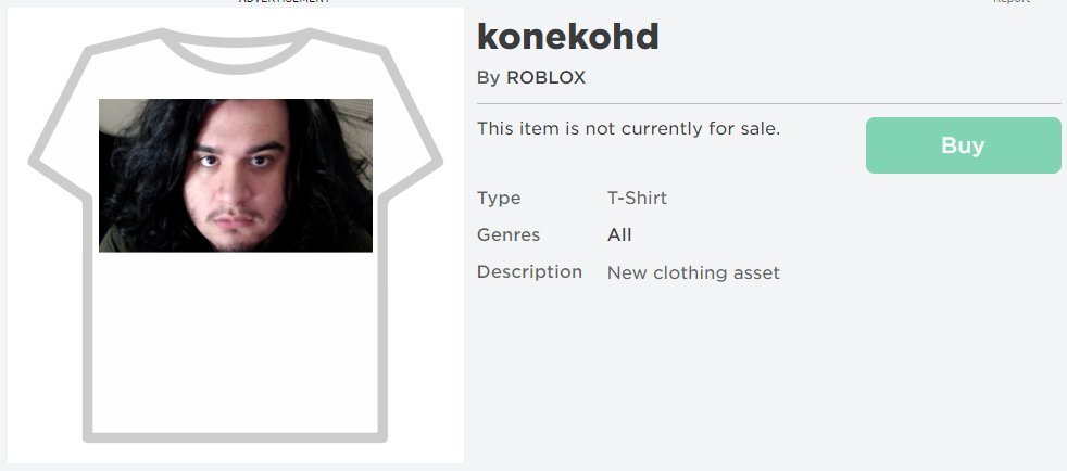 RTC on X: Looks like Roblox got broken into.. there are multiple blunders  of shirts on the account, including one with the F word on it, and  @KonekoKittenYT . The rest of
