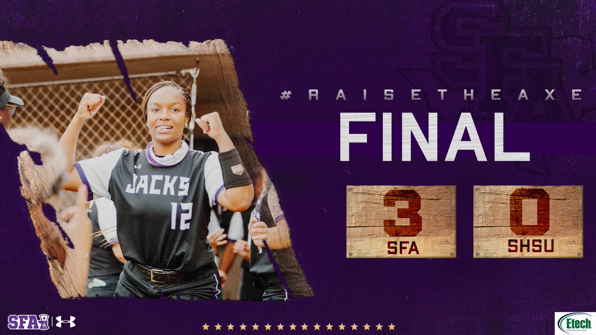 sfa_softball's tweet photo. A perfect start to the weekend! 🤩

#RaiseTheAxe
#AxeEm https://t.co/1OwoVHft2t