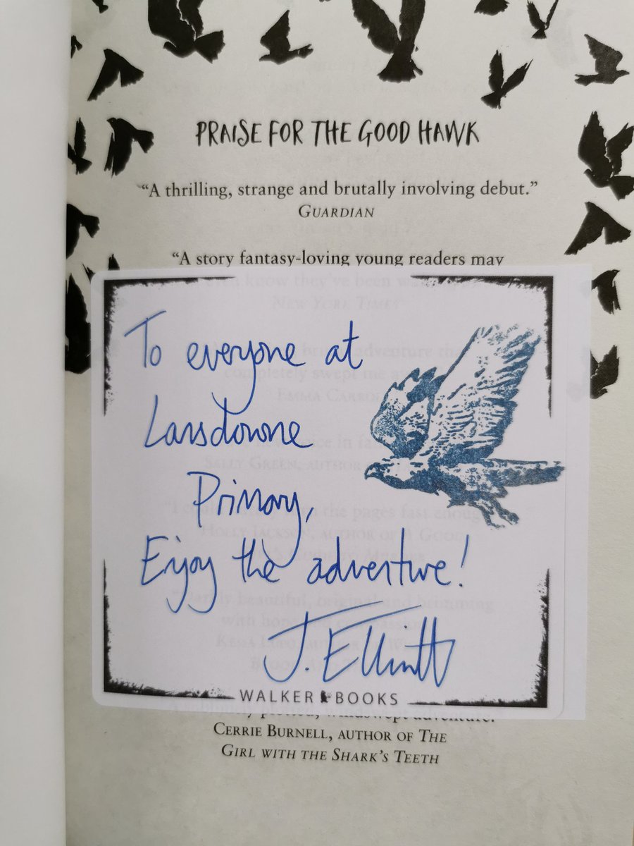 McInnesBruce's tweet photo. Thank you so much @joseph_elliott for the fab #TheGoodHawk goodies. It's incredibly kind of you and elicited 'oohs' of delight from Year 6! https://t.co/CLasbSMLfH