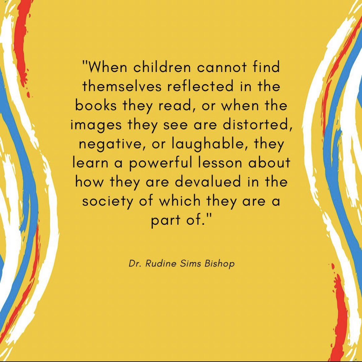 DivCurLibrary's tweet photo. At DCL we believe that “representation is validation”
#RepresentationIsValidation #RepresentationMatters #DiverseCurriculum #DiversifiedCurriculumLibrary #Educator #TEACHers #EducationForAll #DiversityMatters #EducatorsForEquality https://t.co/7bLLbYN8j3