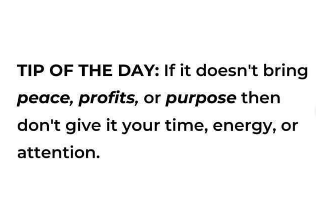 valuetainment's tweet photo. What are you giving your time, energy, and attention? https://t.co/SwhM0gL0zu
