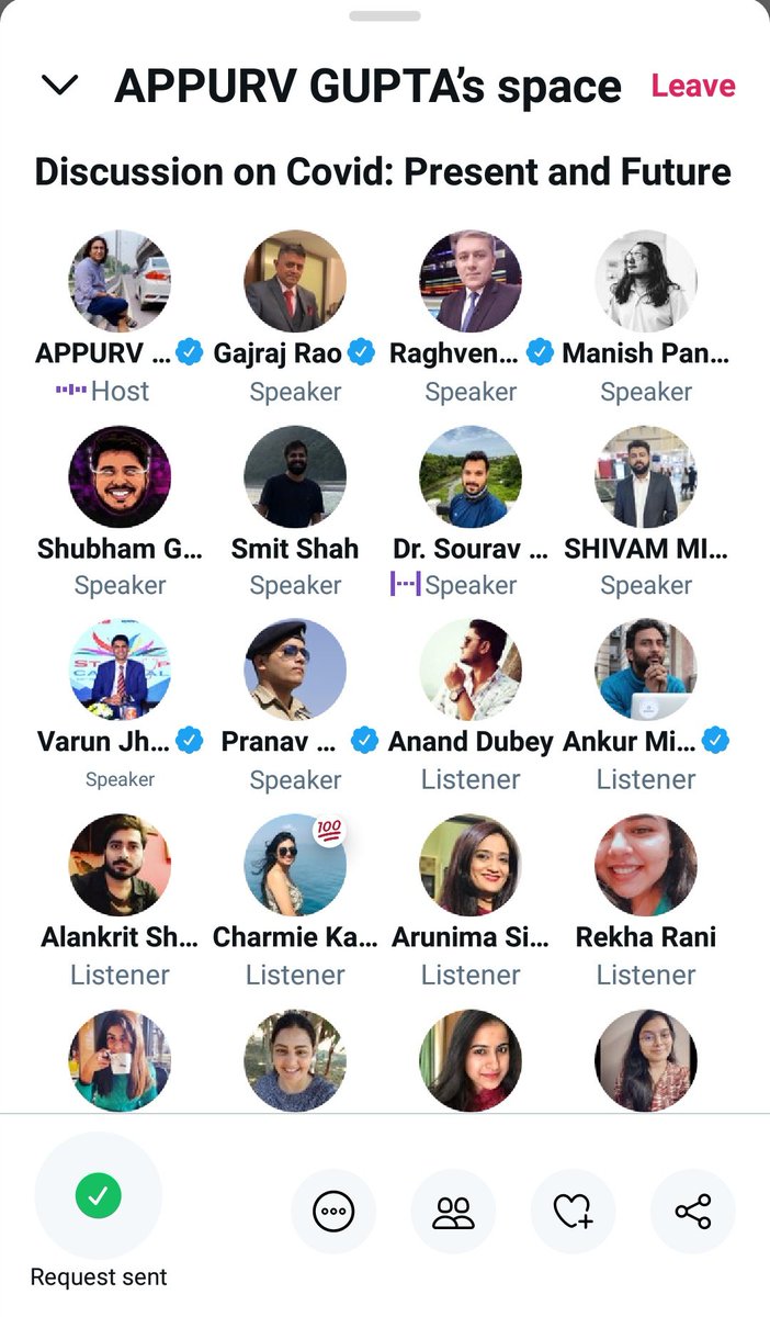 Join discussion on Covid: Present and Future #StandWithIndia 🇮🇳 #BeatCovid19 @appurv_gupta @Varun_Jhaveri @pranavmahajan @raogajraj @DrSidMukherjee @drtaranarula @swatisubodh @saffinmathew @ActivateImpact @DrMichelleF  @luv_ranjan thankyou so much to everyone to participate 🙏