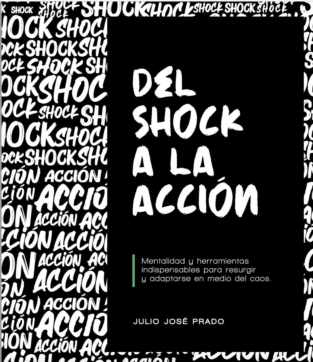 pradojj's tweet photo. Les presento la portada y el índice de mi 1er libro “DEL SHOCK A LA ACCIÓN”. 

Mentalidad y herramientas indispensables para resurgir y adaptarse en medio del caos. 

Estoy en la ultimas correcciones antes de ir a imprenta y Kindle. Y después, a ponerlo en práctica... https://t.co/mdLspefE17