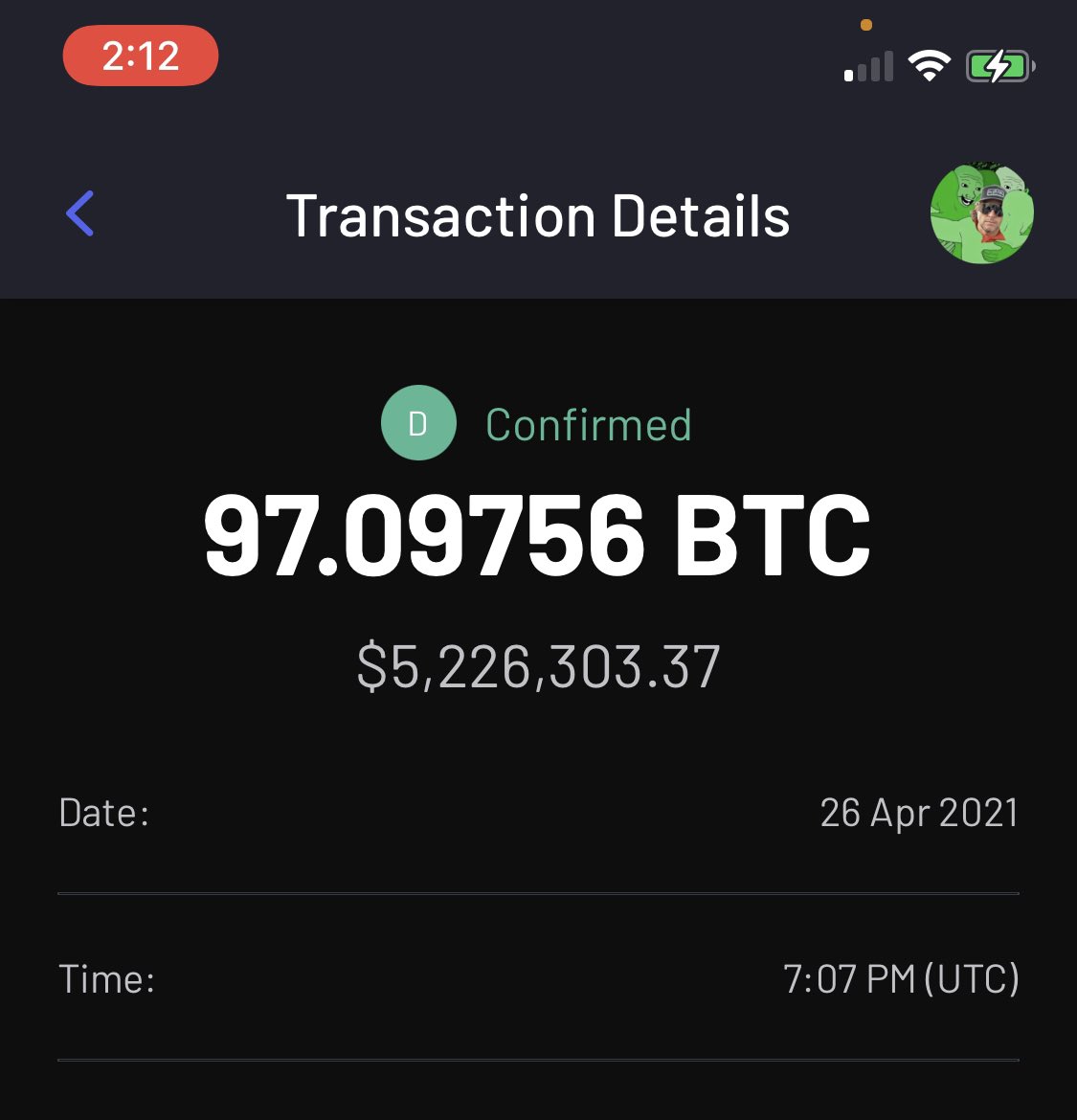 GoingParabolic's tweet photo. After much reflection dream car not acquired. I just bought more #Bitcoin. Fuck it. I’ll be rich someday I guess. https://t.co/ZoBOua4Om4