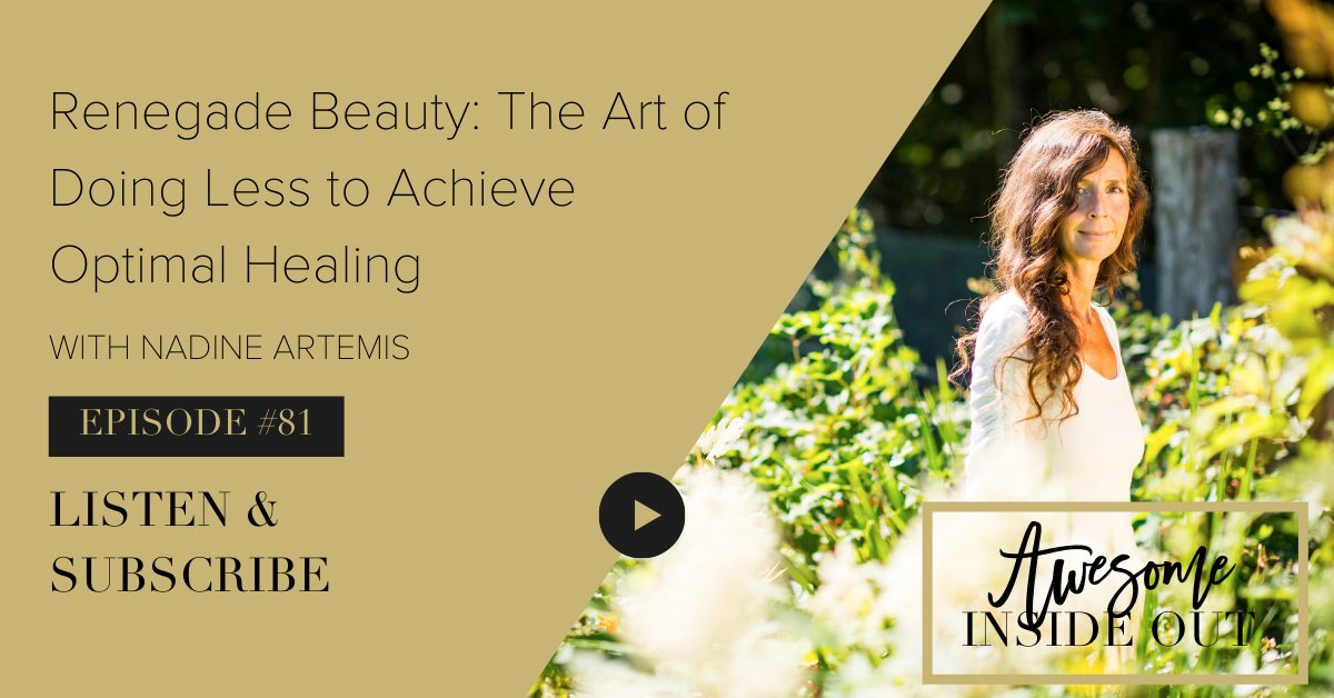 Listen to my conversation with Nadine Artemis, a true health and wellness visionary. We talk about the power of nature and simplifying beauty for our long-term health. Listen here → apple.co/3ua7P98