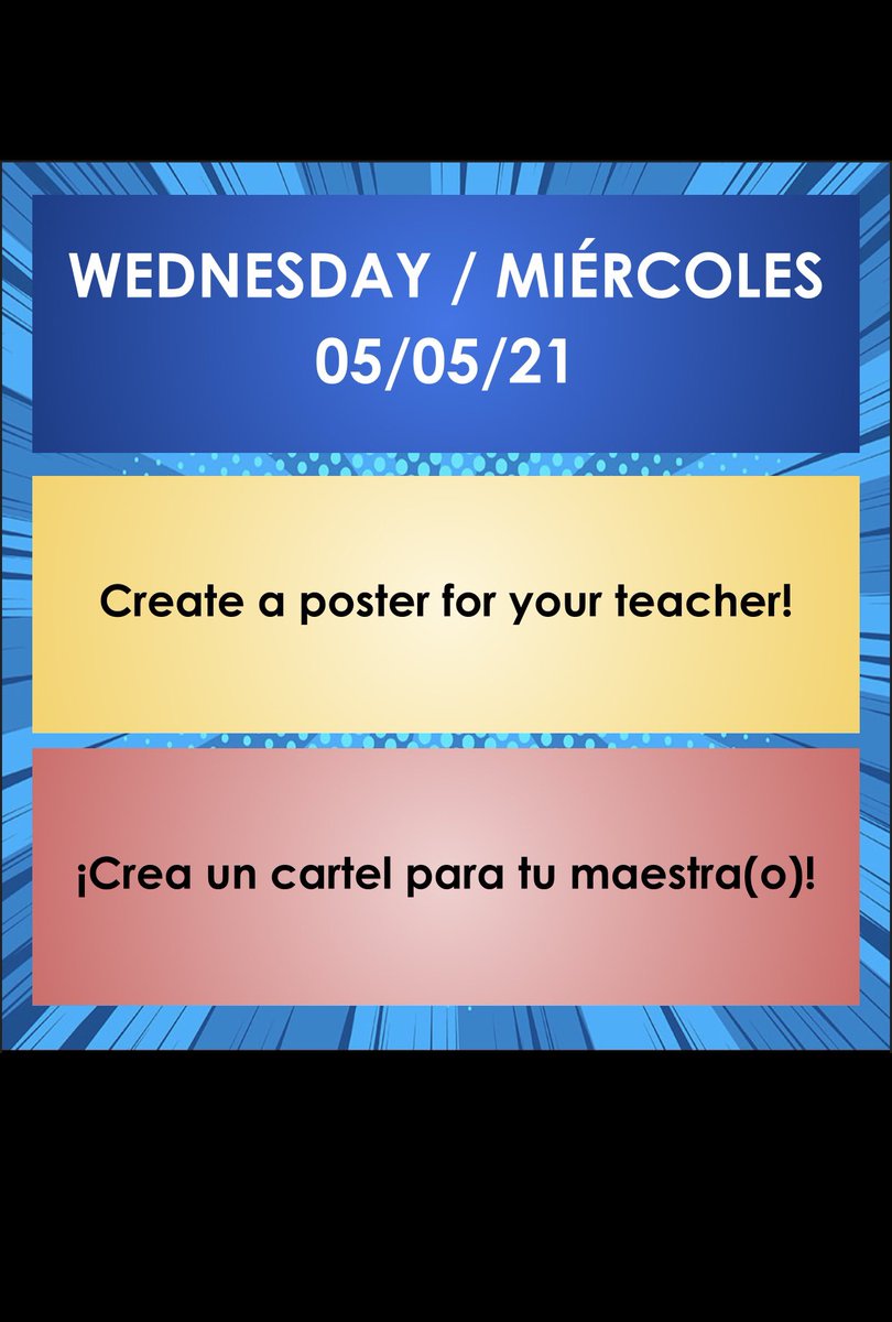 CHAMPS, are we ready to show our Hope Street Teachers our appreciation??