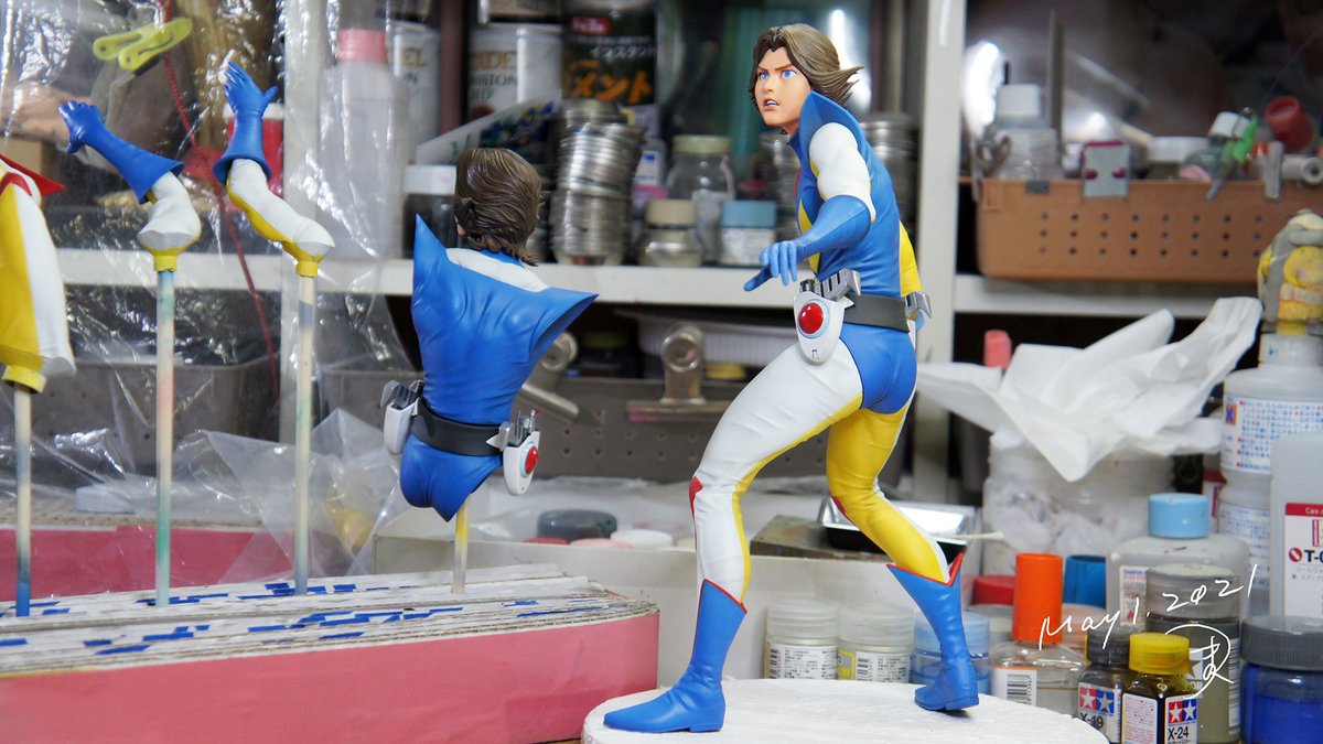 ムサシヤ 宇宙の騎士テッカマン1/8 ガレージキット フィギュア　プロ製作完成品 71CvOybM+kL._UF350,350_QL50_.jpg