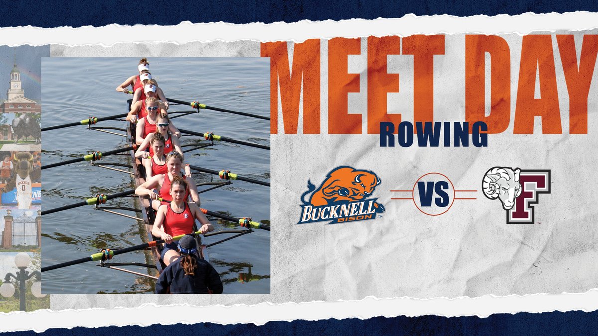 It's the Bison vs. the Rams on the Susquehanna! Please note the time change to a noon start. #rayBucknell 

🆚 <a href="/Fordham_Rowing/">Fordham Rowing</a>
⏰ 12 p.m.
📍 Shamokin Dam, Pa. (Susquehanna River)