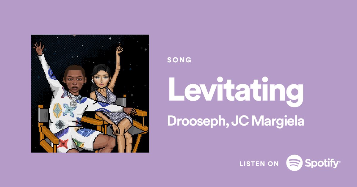 Habifys's tweet photo. #Levitating by @drooseph and @jcmargiela available to listen now on #Habify https://t.co/kmhnJkkRJR