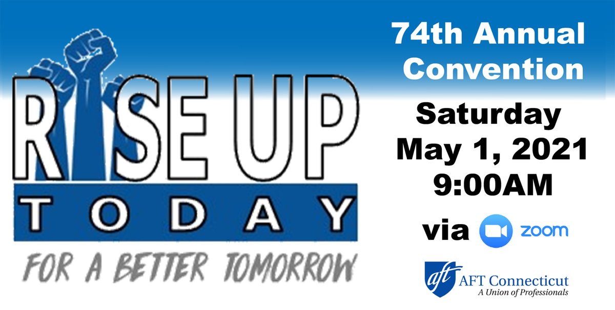 AFT Connecticut (@aftct) on Twitter photo This morning delegates rep'ing 30K #union members gathering for #AFTCT21 to reflect on past yr's challenges, look ahead to #RecoveryForAllCT: aftct.org/node/141388; RT highlights to amplify #RiseUpToday message. <a href="/AFTUnion/">AFT</a> <a href="/AFTTEACH/">AFT TEACH</a> <a href="/AFT_PE/">AFT Public Employees</a> <a href="/PSRP_AFT/">AFT PSRP Division</a> <a href="/AFTHealthcare/">AFT Healthcare</a> <a href="/AFTHigherEd/">AFT Higher Ed</a> This morning delegates rep'ing 30K #union members gathering for #AFTCT21 to reflect on past yr's challenges, look ahead to #RecoveryForAllCT: aftct.org/node/141388; RT highlights to amplify #RiseUpToday message. <a href="/AFTUnion/">AFT</a> <a href="/AFTTEACH/">AFT TEACH</a> <a href="/AFT_PE/">AFT Public Employees</a> <a href="/PSRP_AFT/">AFT PSRP Division</a> <a href="/AFTHealthcare/">AFT Healthcare</a> <a href="/AFTHigherEd/">AFT Higher Ed</a>