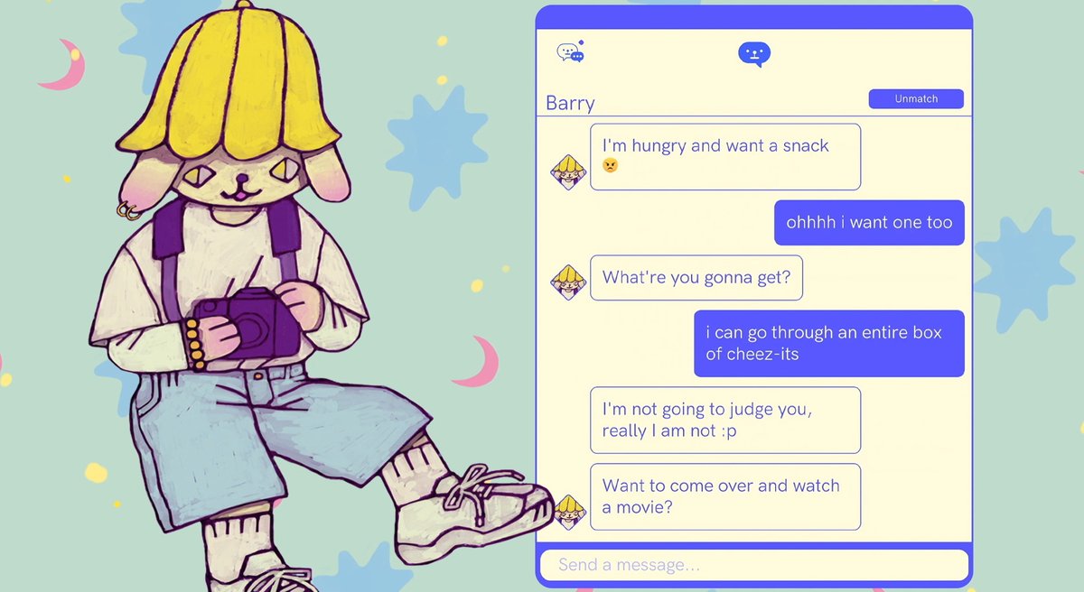 Polygon's tweet photo. Tender is an intergalactic dating app (that’s also a game) https://t.co/scshbrQJ3v https://t.co/zESjmiB250